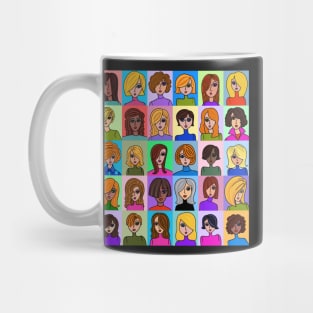 Faces of Women Mug